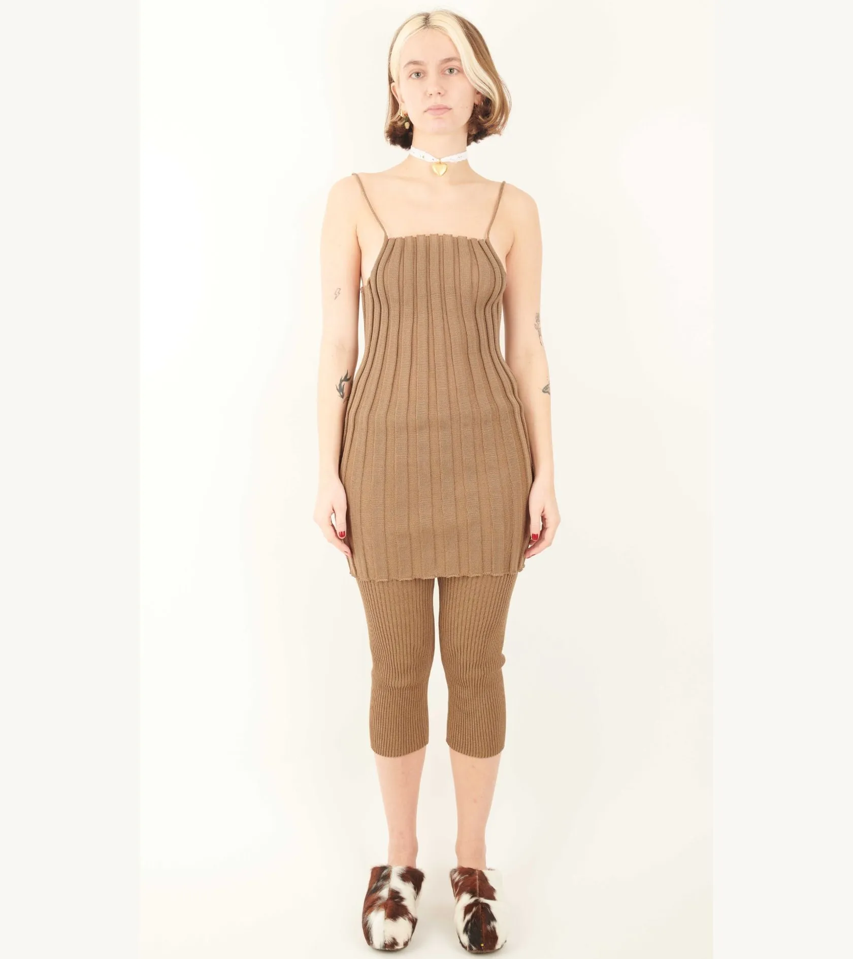 Emma Capri Pants Tan sold by Dr. Adams product image thumbnail 2