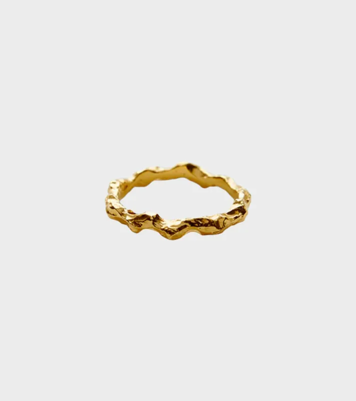 Calm Ring Goldplated made by Dr. Adams