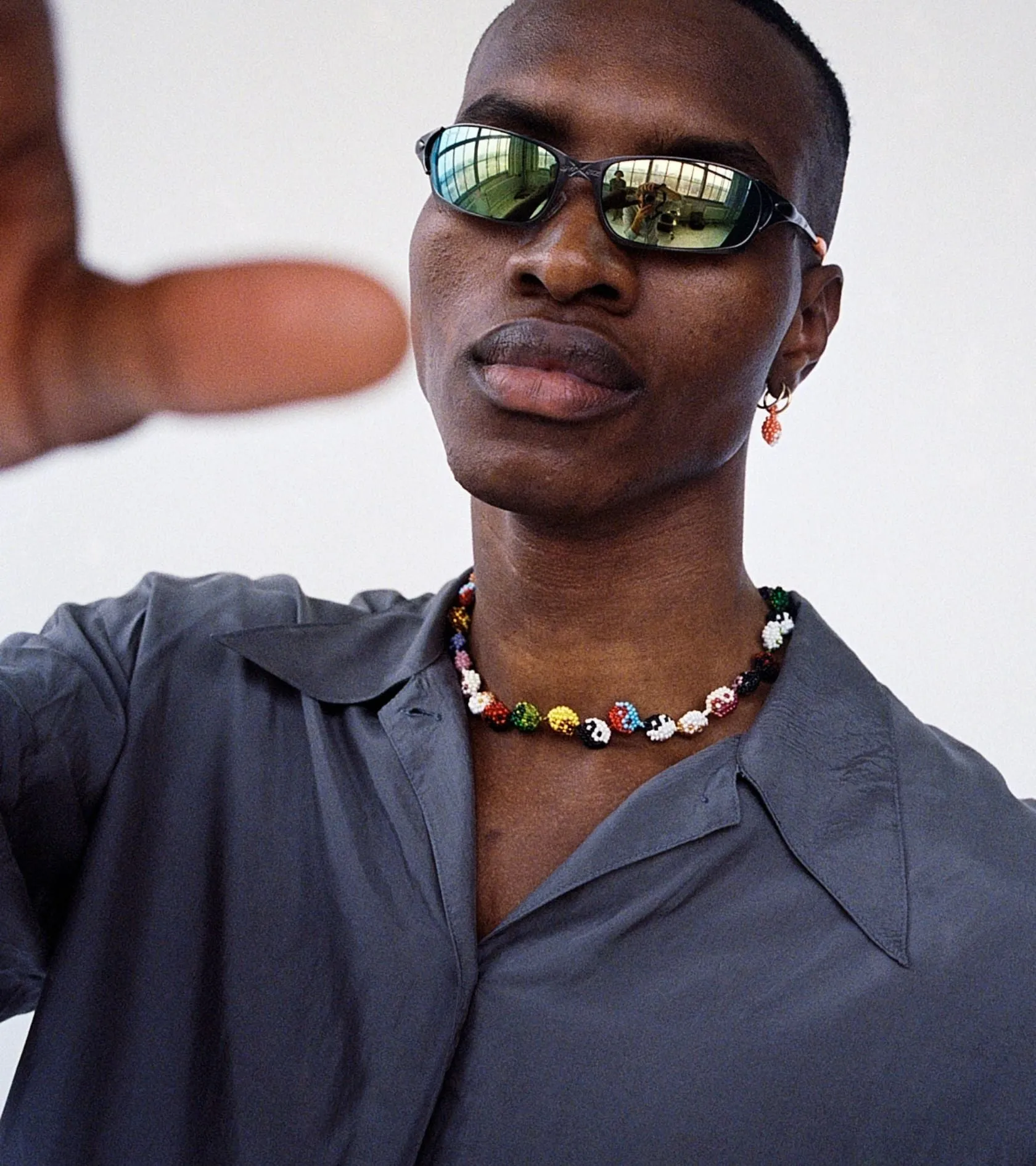 Yin Yang Galore Necklace Multicolor sold by Dr. Adams product image thumbnail 4