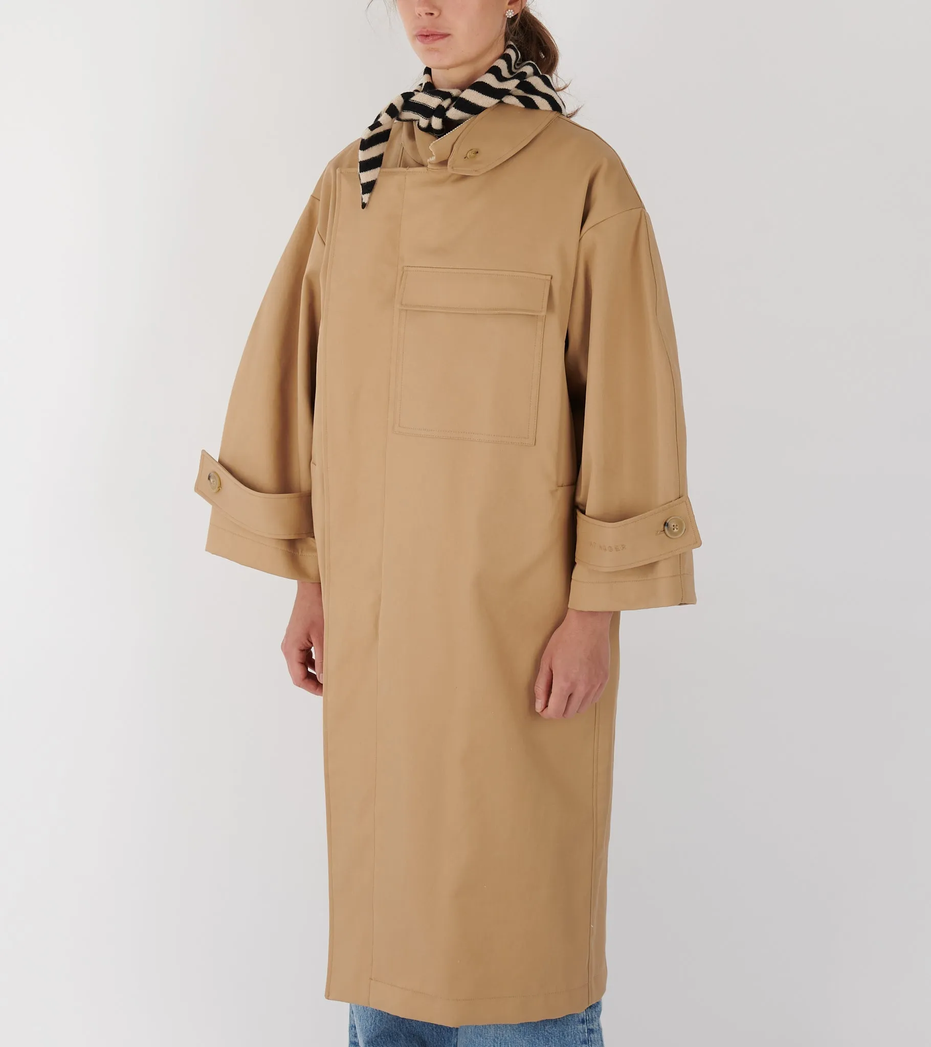 Water Resistant Coat Beige sold by Dr. Adams product image thumbnail 3