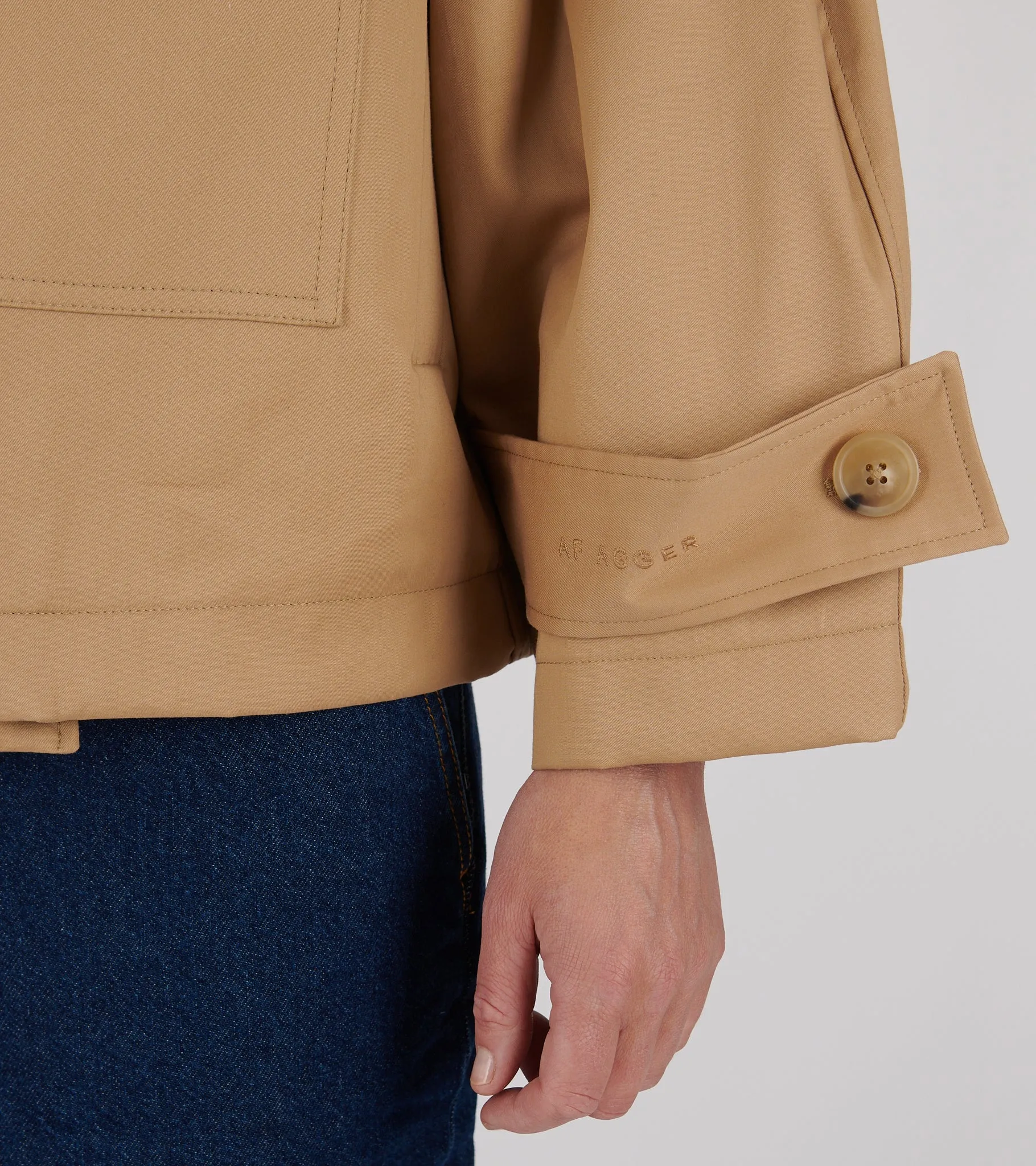 Water Resistant Jacket Beige sold by Dr. Adams product image thumbnail 4