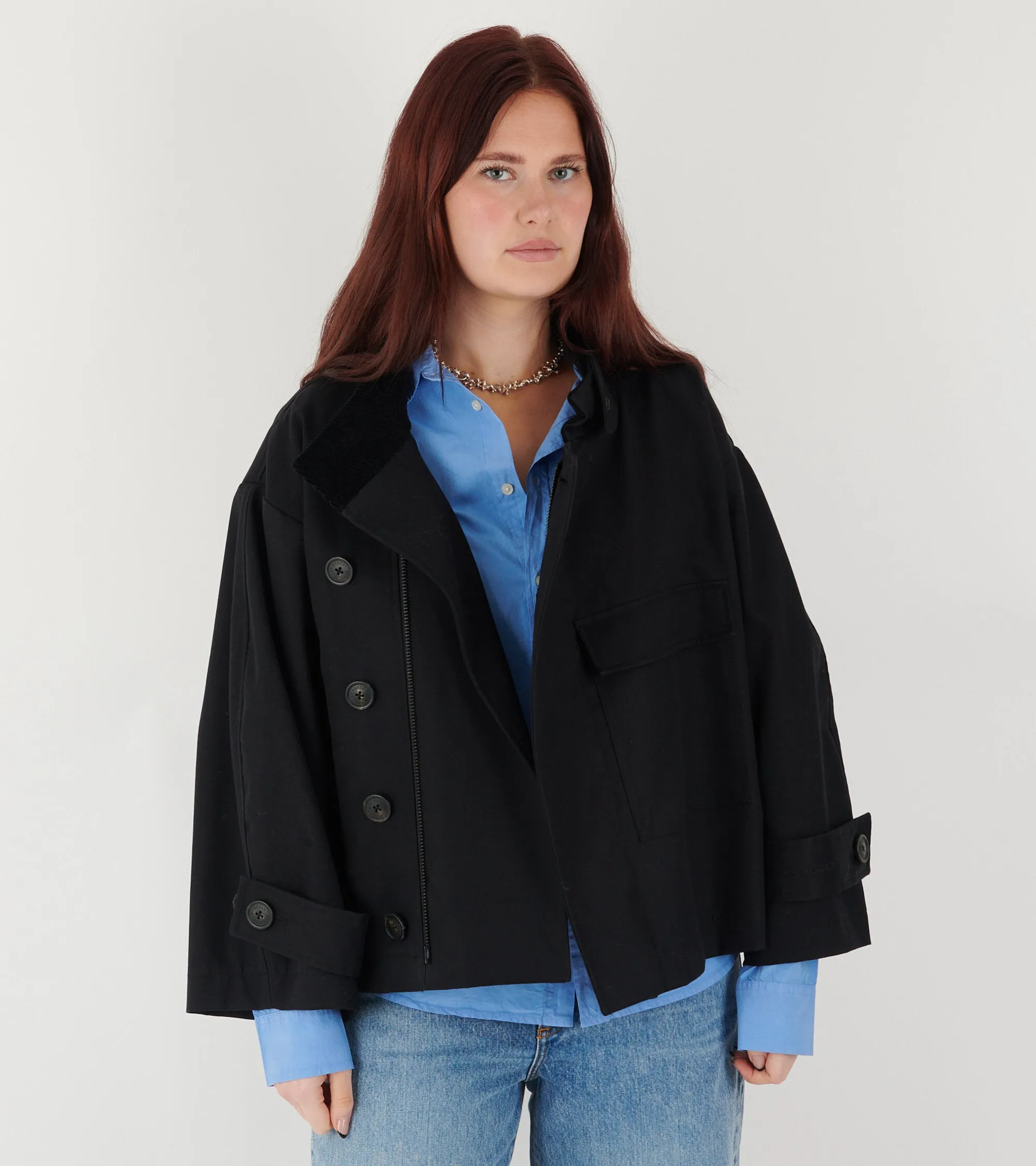 Water Resistant Jacket Black sold by Dr. Adams product image thumbnail 2