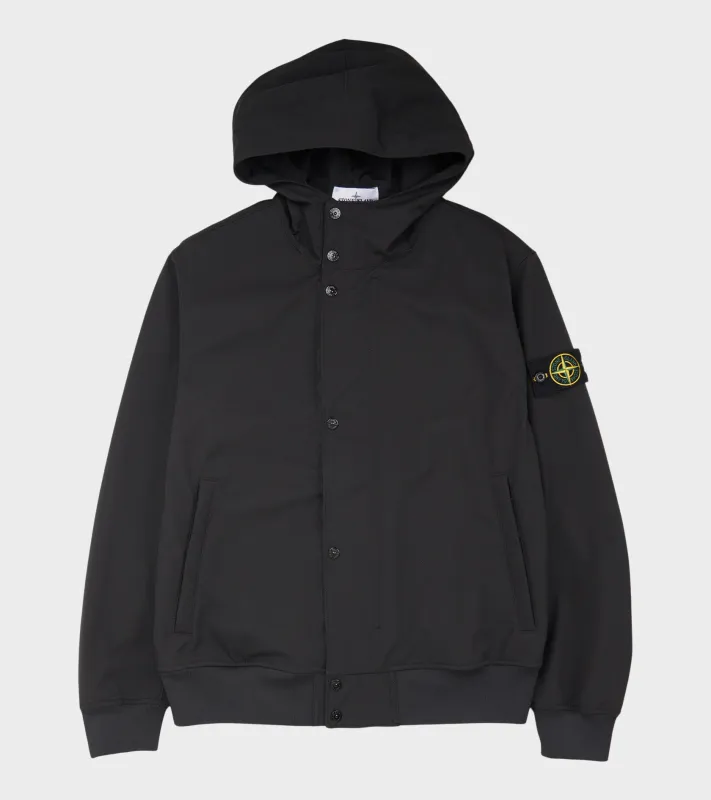 Light Soft Shell-R e.dye Technology Parka Jacket Black sold by Dr. Adams