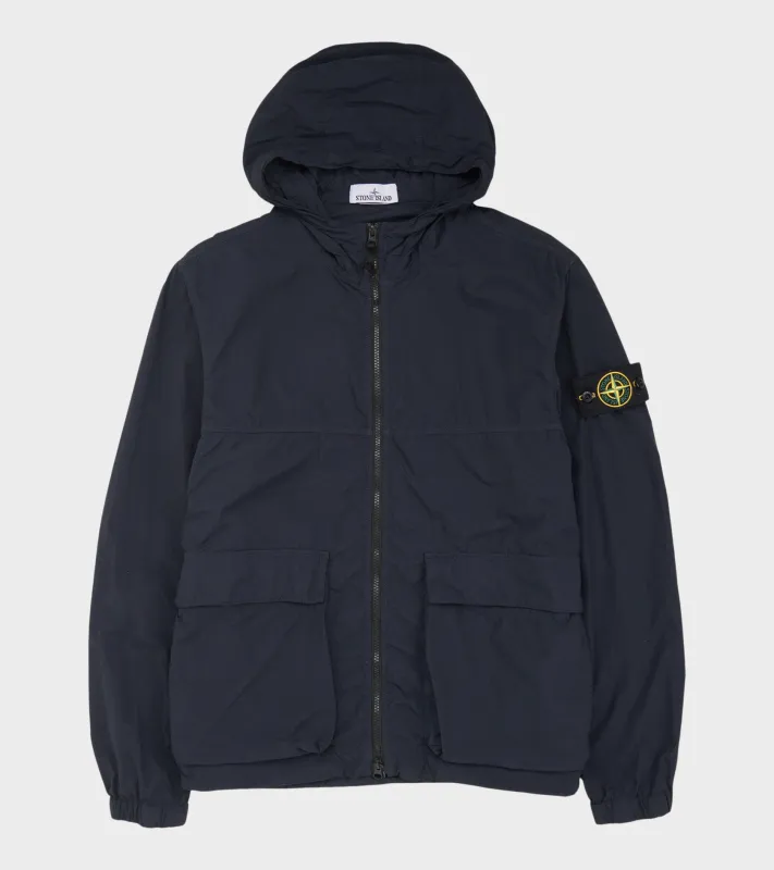 Nylon Smerigliato-TC Jacket Navy sold by Dr. Adams