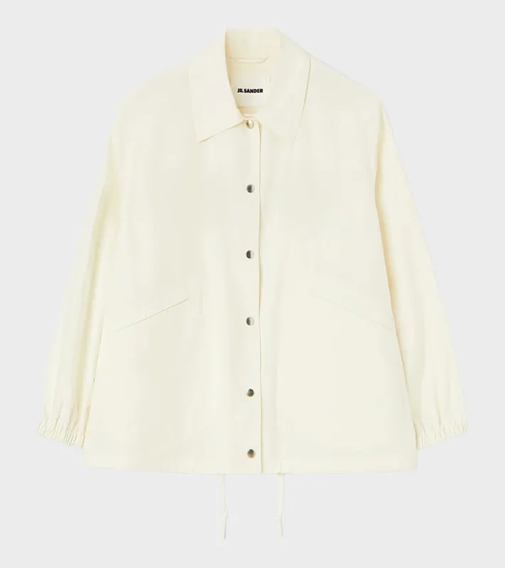 Dry Touch Cotton Poplin Logo Jacket Piuma sold by Dr. Adams