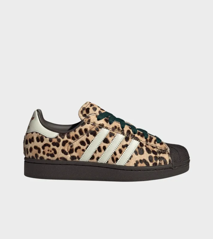 Superstar II W Dark Brown/Ivory/Gold Metallic made by Adidas