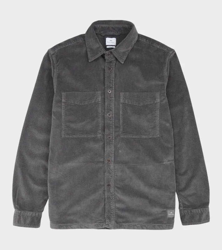 Corduroy Pocket Shirt Dark Grey sold by Dr. Adams
