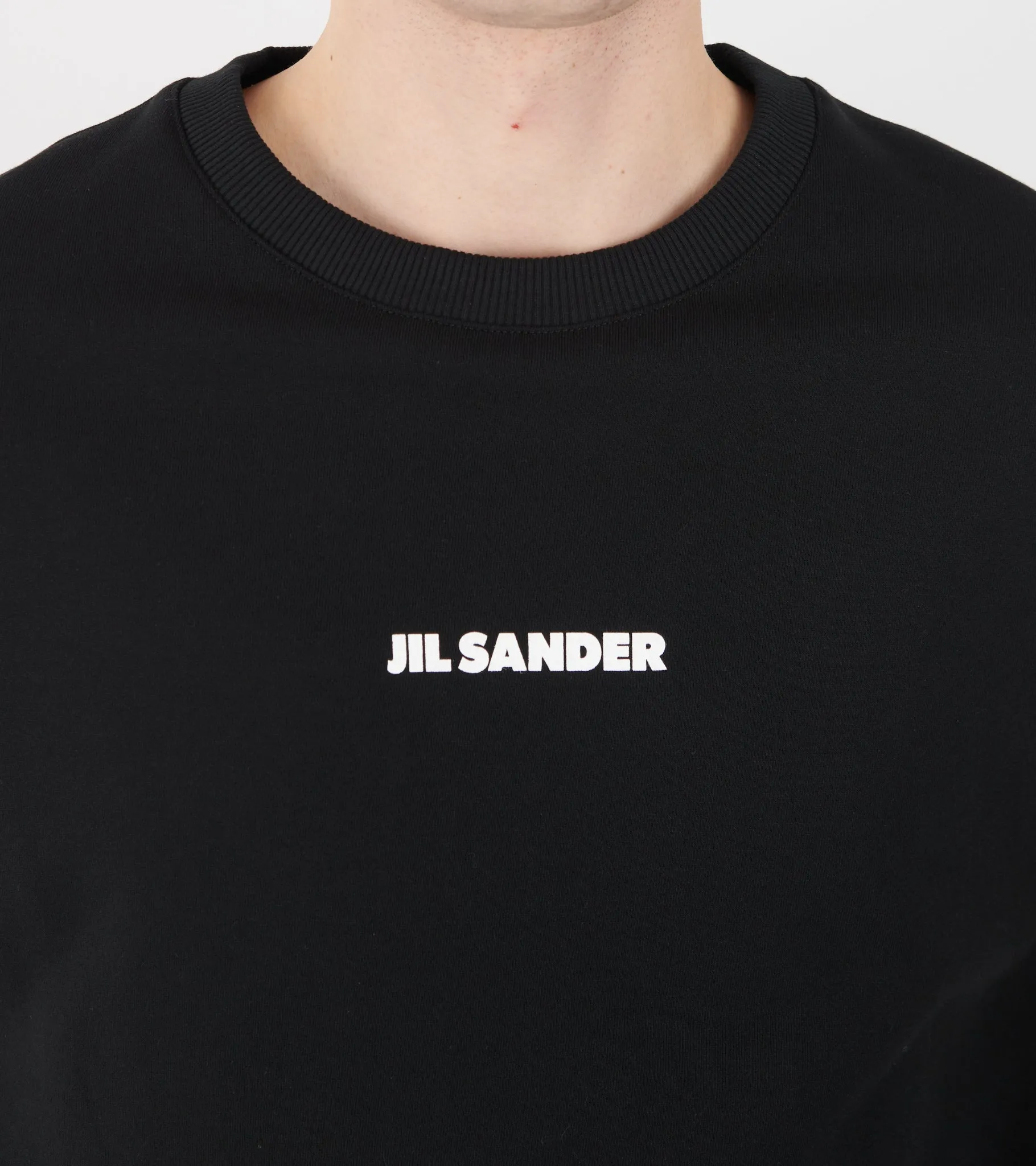 Light Soft Brushed Cotton Terry Sweatshirt Black sold by Dr. Adams product image thumbnail 4
