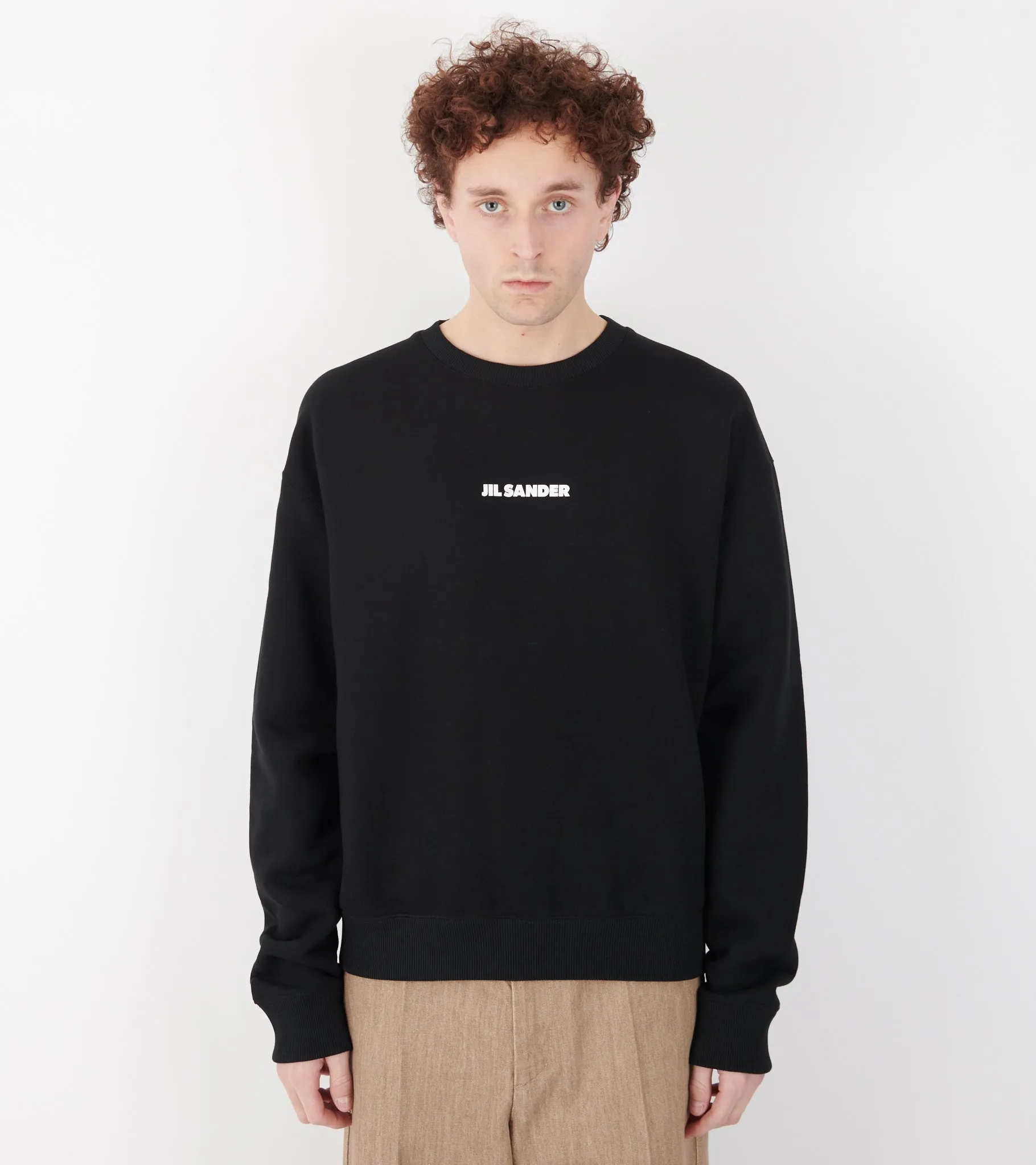 Light Soft Brushed Cotton Terry Sweatshirt Black sold by Dr. Adams product image thumbnail 3