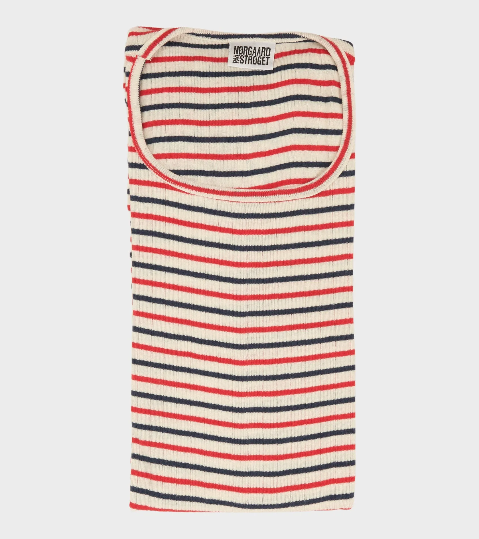 101 Rib Tricolore Ecru/Red/Navy sold by Dr. Adams