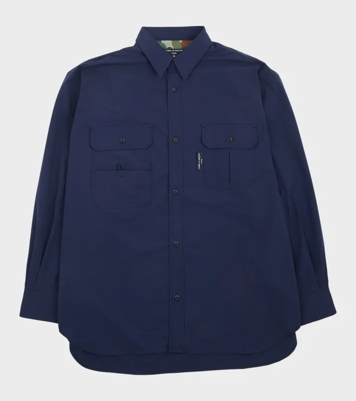 Pocket Shirt Dark Blue sold by Dr. Adams