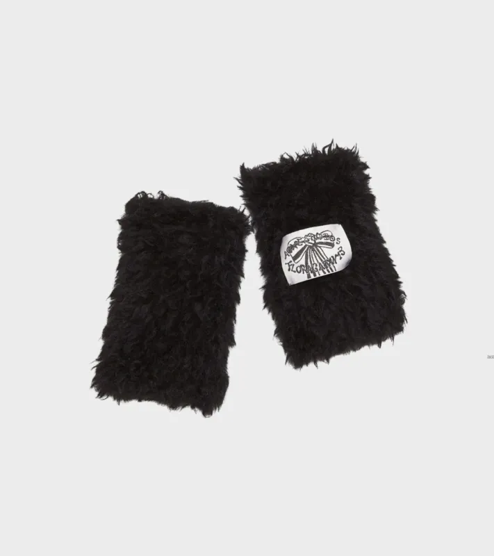 Fluffy Mittens Black sold by Dr. Adams
