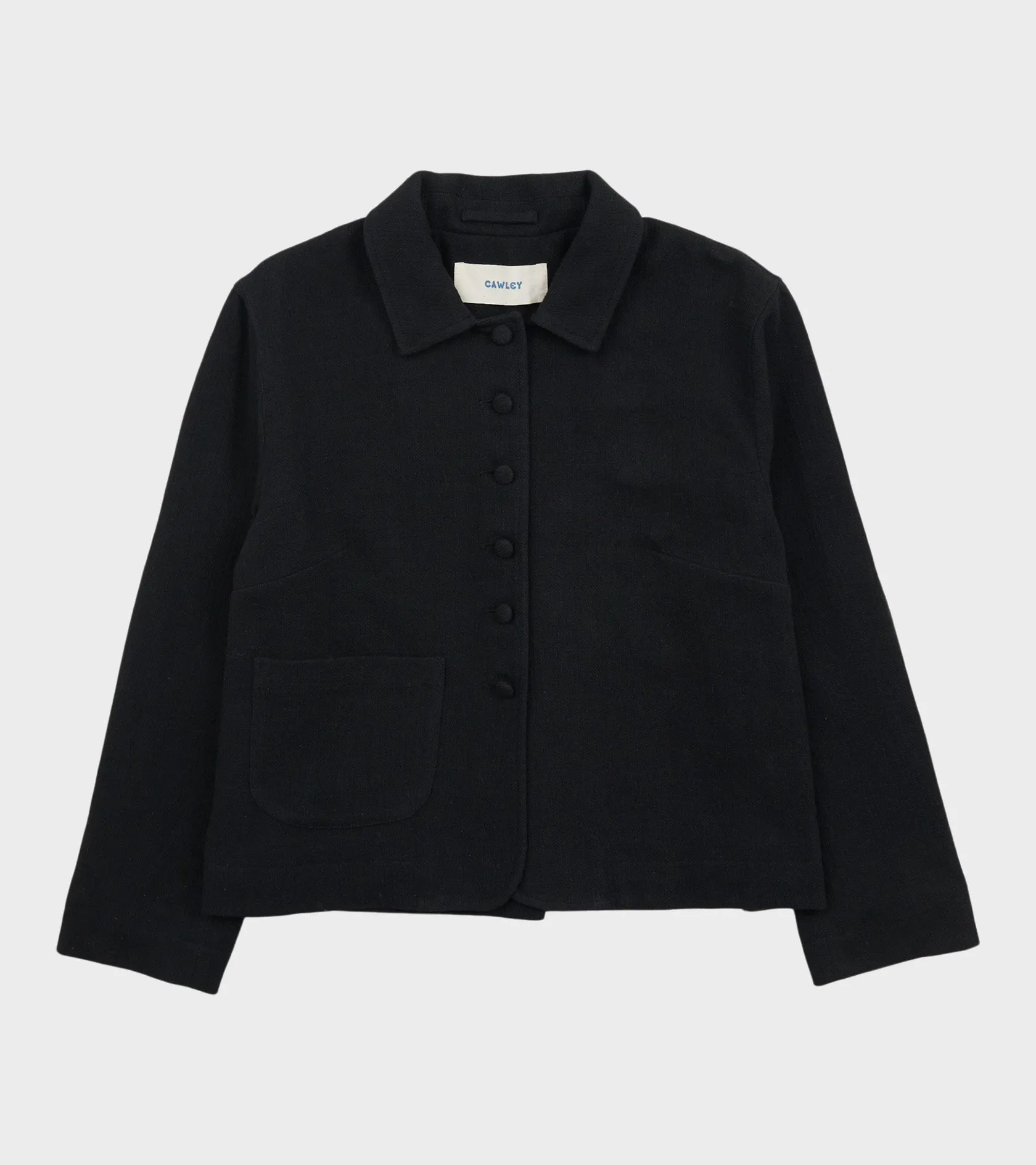 Japanese Stitch Cotton Lillie Jacket Washed Black sold by Dr. Adams