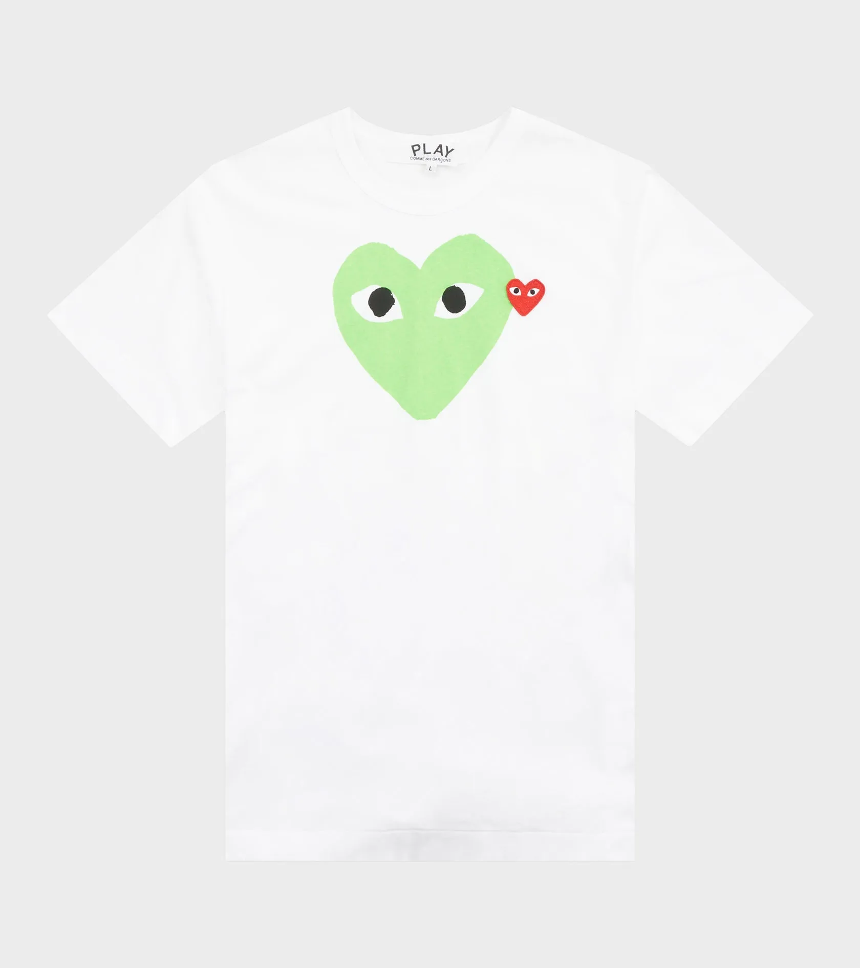 U Big Green Heart T-shirt White sold by Dr. Adams