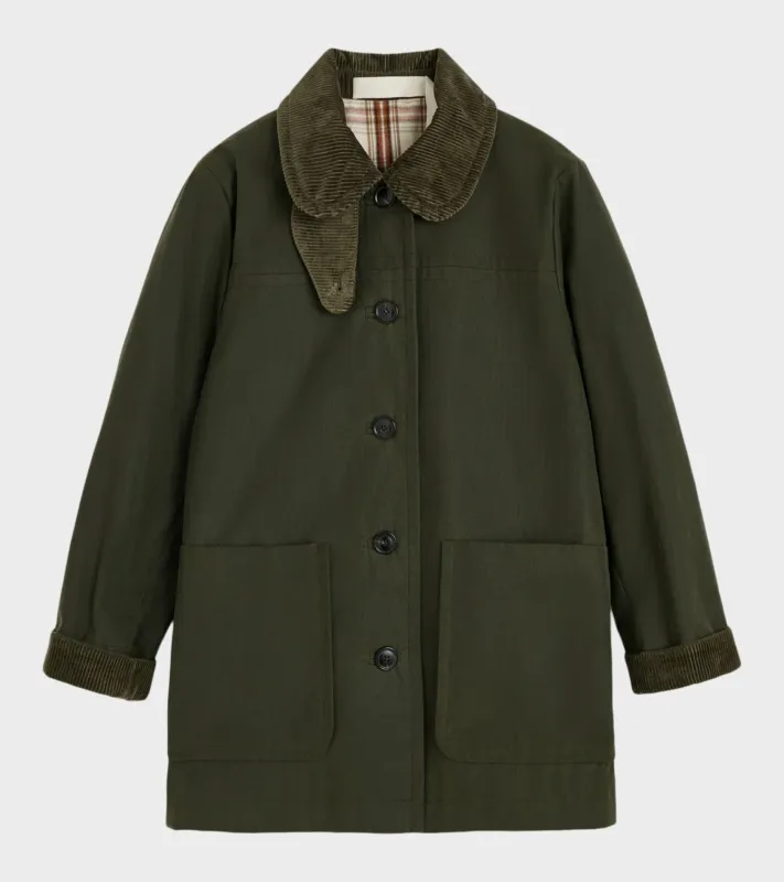 Jamie Jacket Ripstop Oilskin Archive Olive made by aiayu