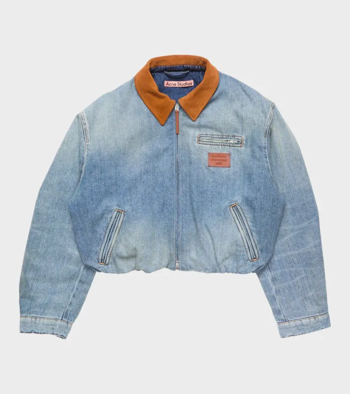 Denim Bomber Blouson Mid Blue made by Acne Studios