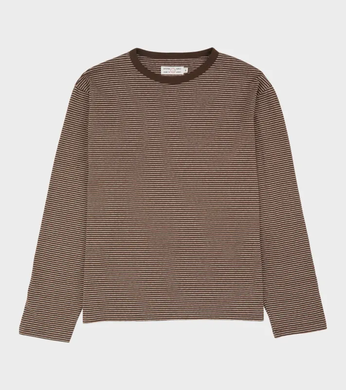 Another T-shirt 3.0 Brown Stripe made by ANOTHER ASPECT