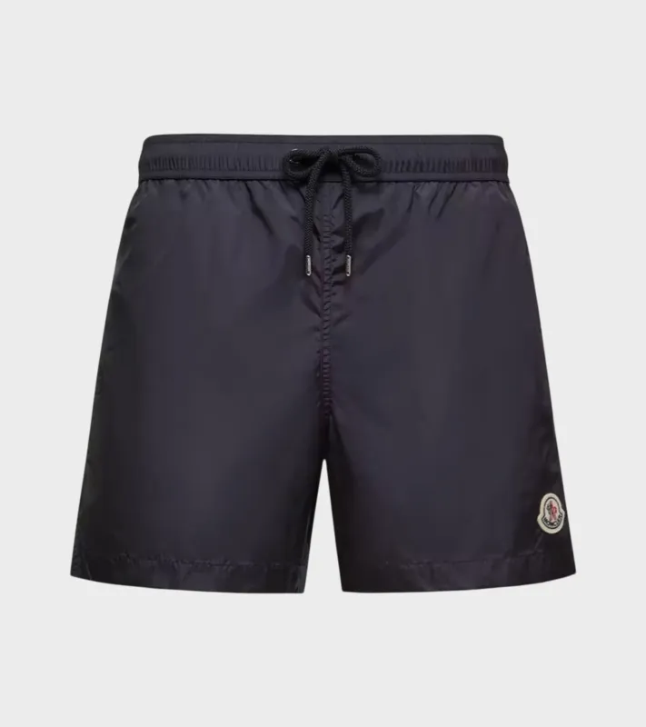 Logo Patch Swim Shorts Night Blue sold by Dr. Adams