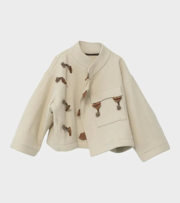 Klippan Boiled Wool Jacket Oatmeal made by AF Agger