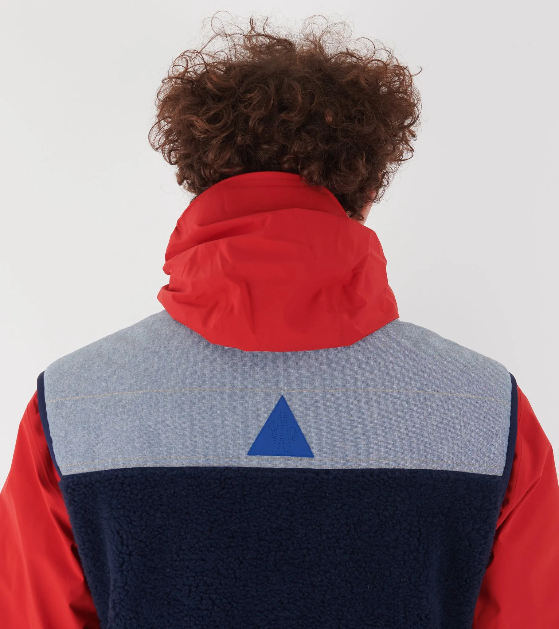 Teddy & Chambray Vest Navy Blue sold by Dr. Adams product image thumbnail 4