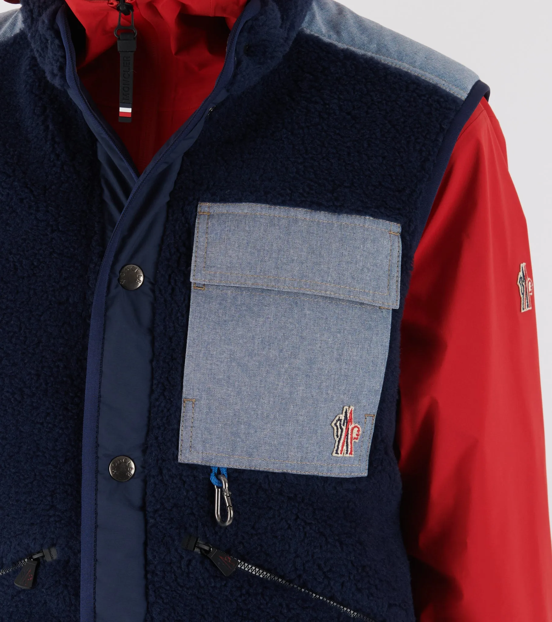 Teddy & Chambray Vest Navy Blue sold by Dr. Adams product image thumbnail 5