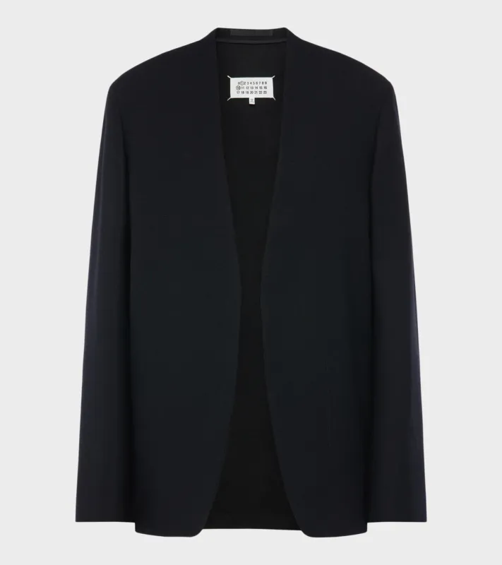 Minimal Wool Jacket Black made by Maison Margiela