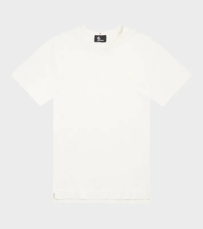 Logo Patch Cotton Blend S/S T-shirt White sold by Dr. Adams