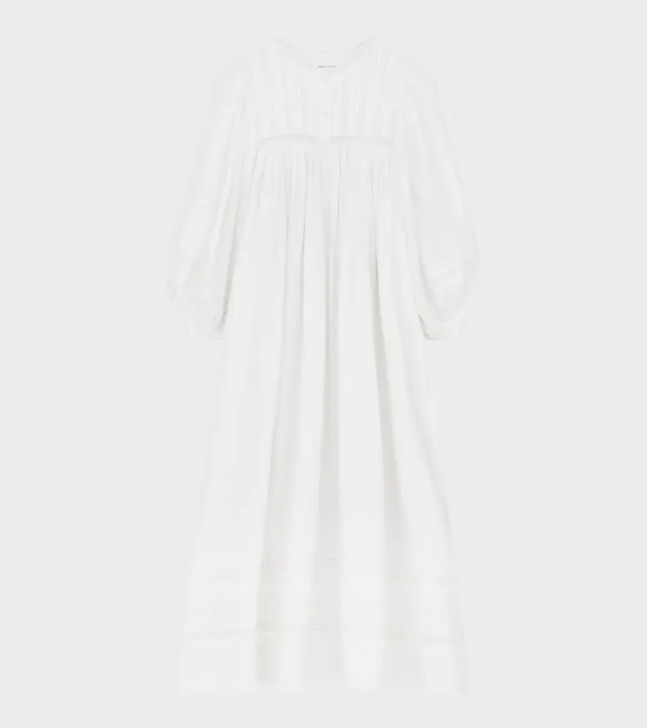 Florentine Dress Optic White sold by Dr. Adams