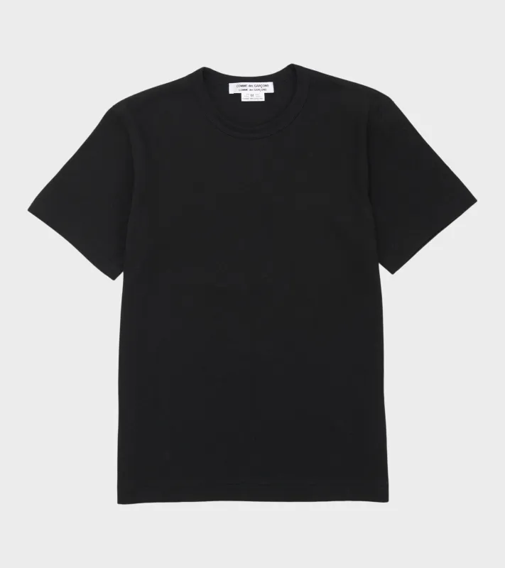Ladies Back Logo T-shirt Black made by Comme des Garcons