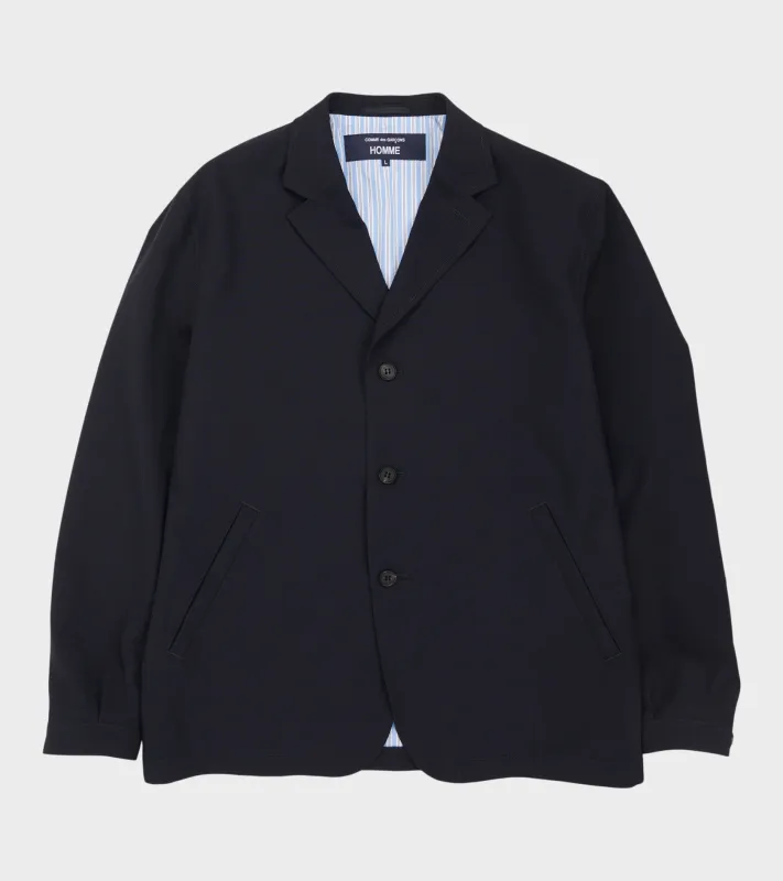 Tropical Wool Blazer Dark Navy sold by Dr. Adams