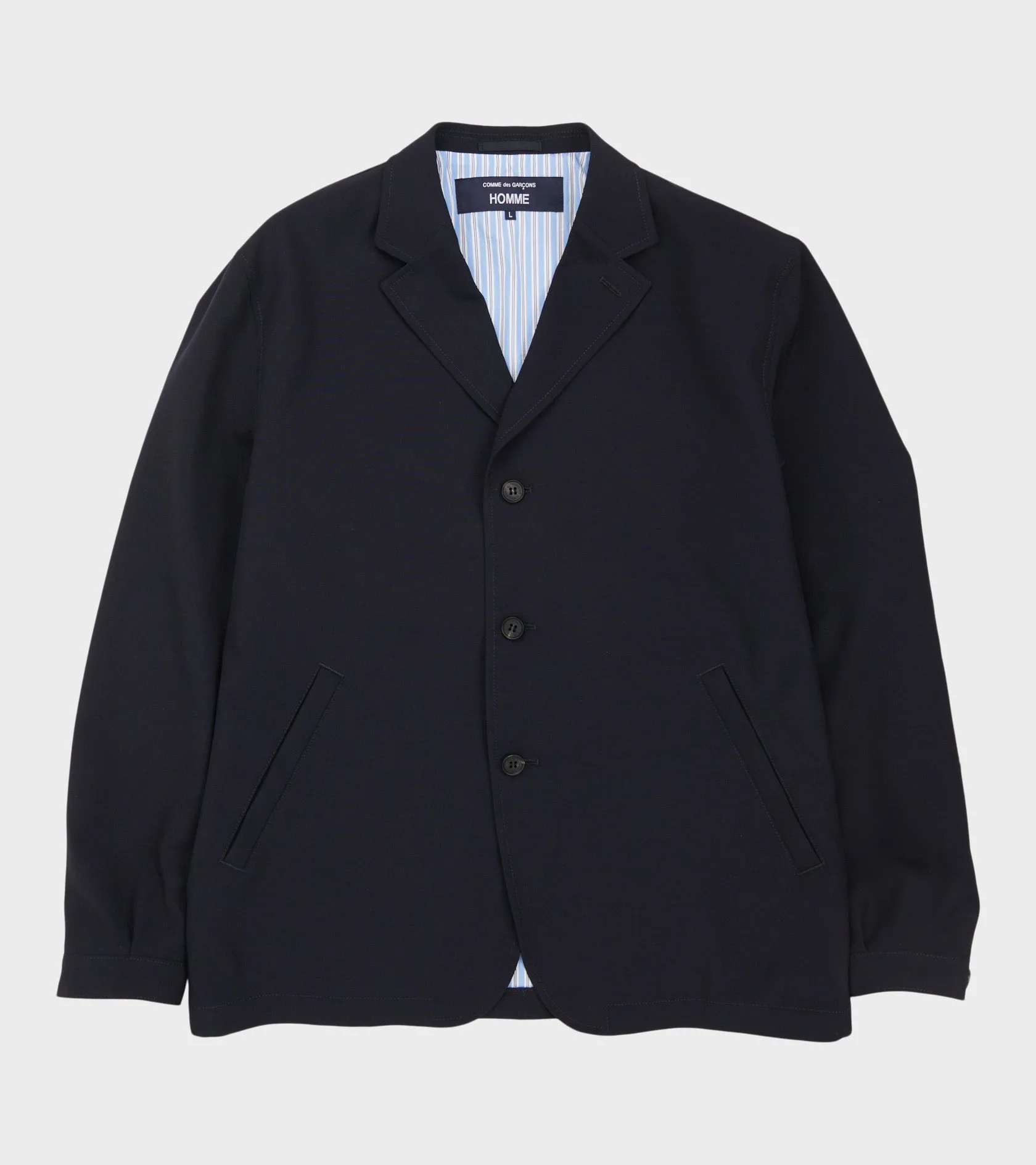 Tropical Wool Blazer Dark Navy sold by Dr. Adams