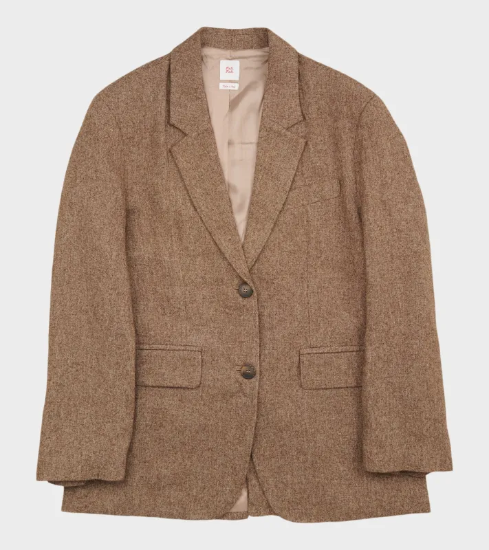 Alberte Blazer Beige/Brown made by Dr. Adams