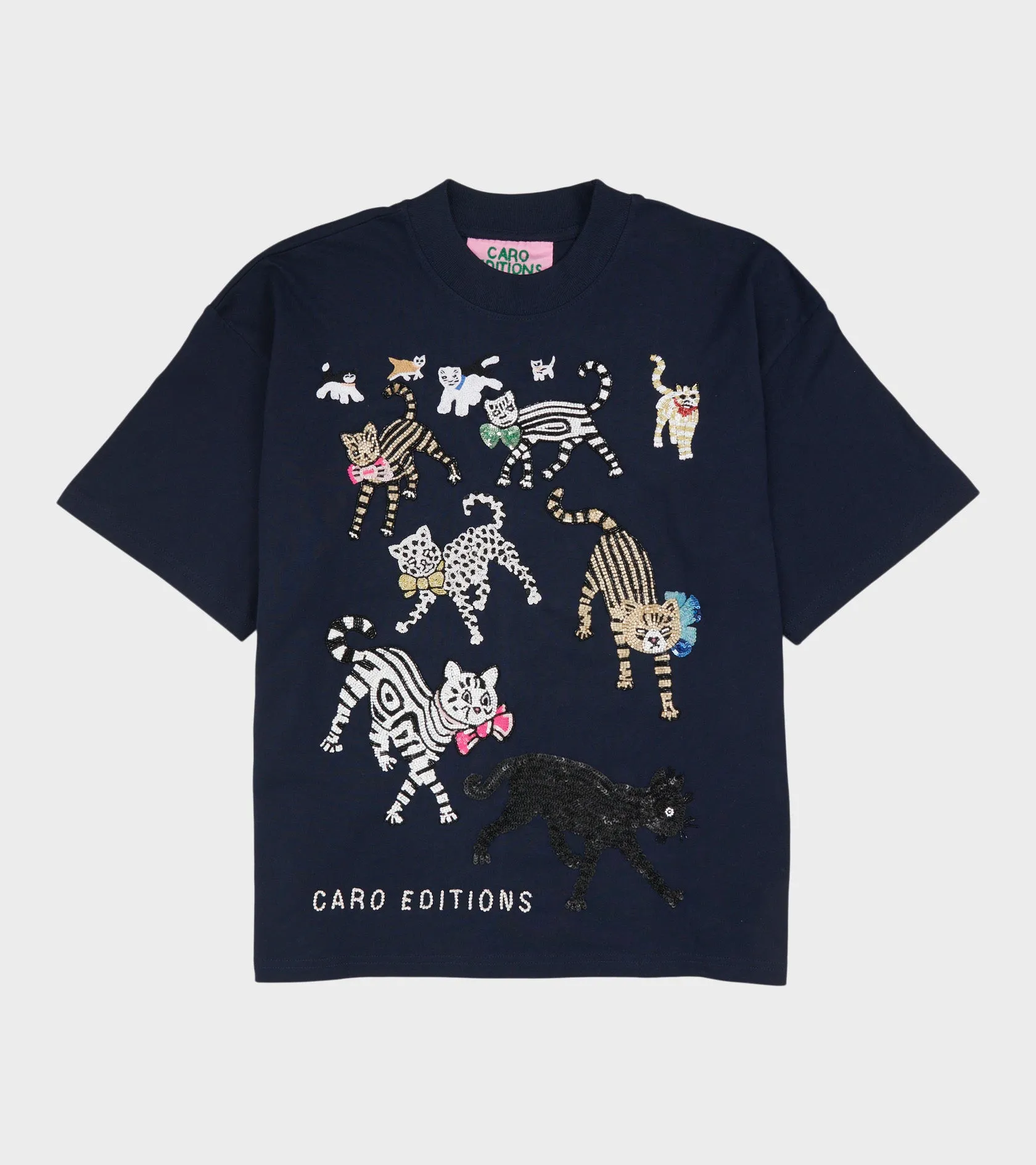 Freddie T-shirt Cats Navy sold by Dr. Adams