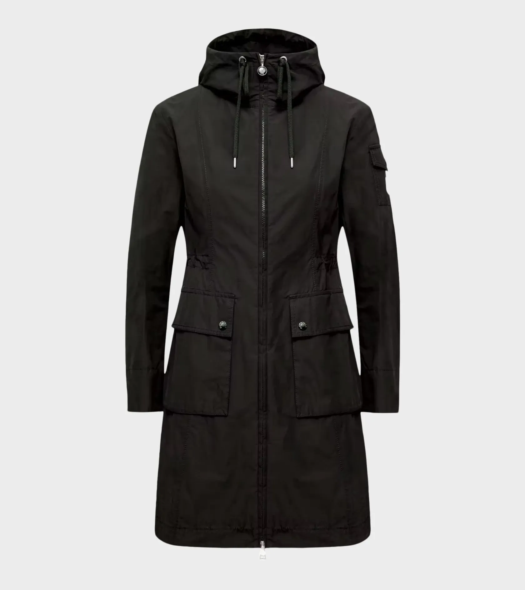 Laerte Hooded Parka Coat Black sold by Dr. Adams