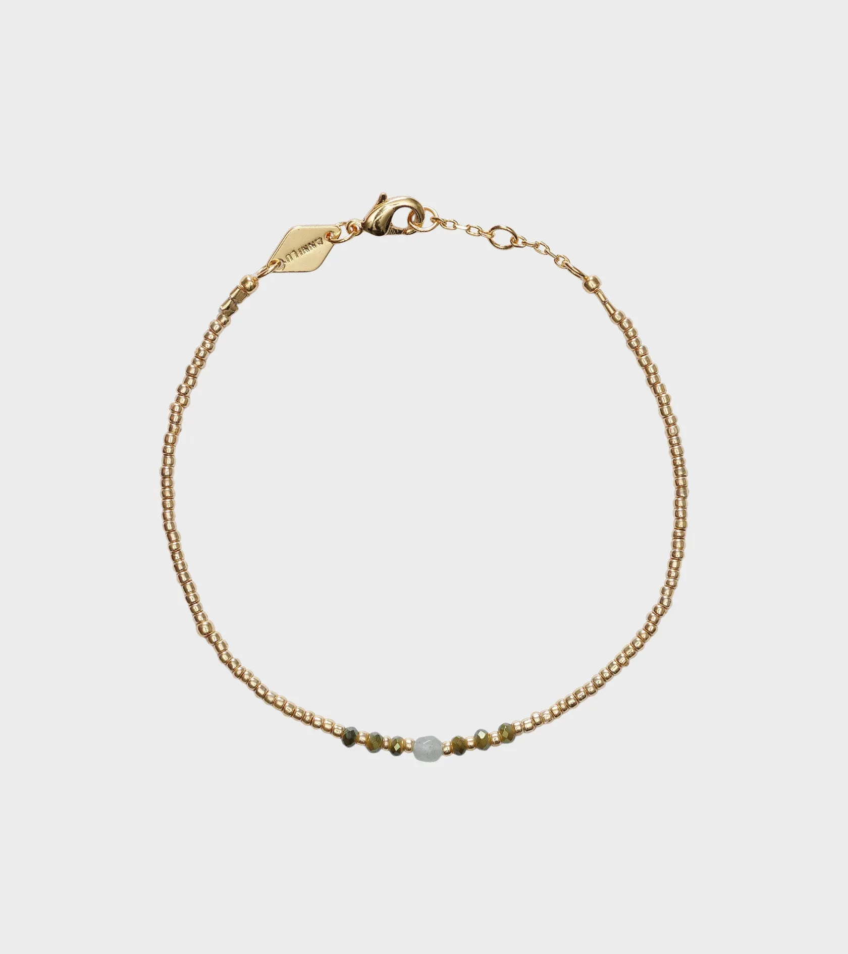 Bead & Gem Bracelet Sea Green sold by Dr. Adams