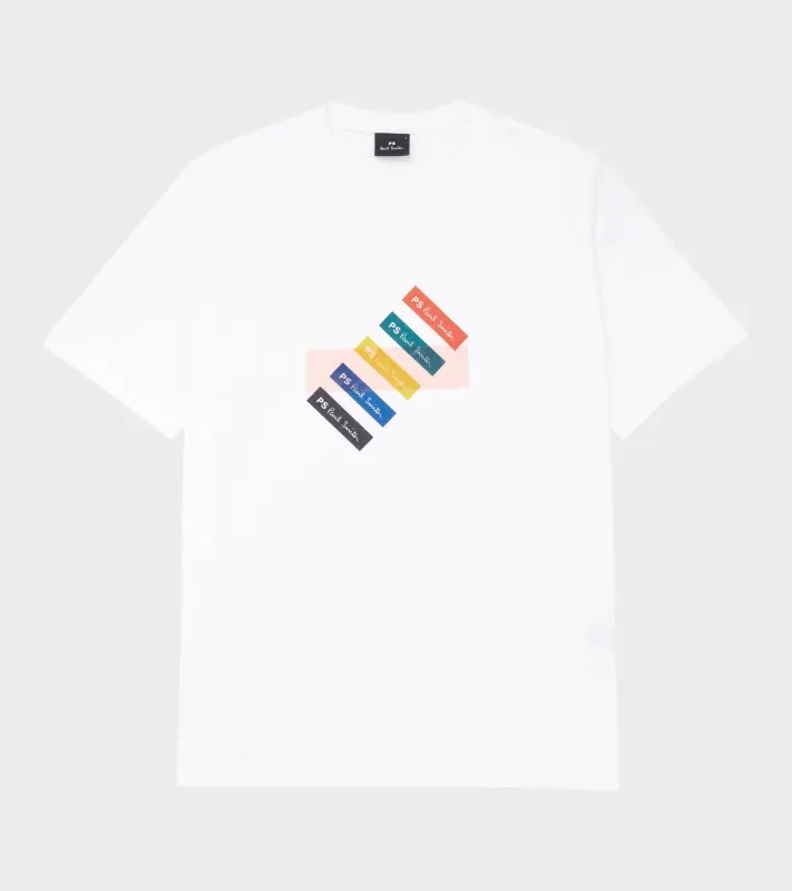 Color Logo T-shirt White sold by Dr. Adams