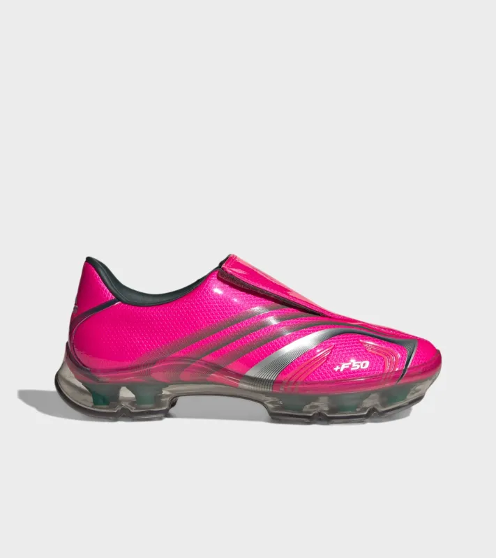 F50 Adiframe W Shock Pink/Bold Green/Silver Metallic made by Adidas