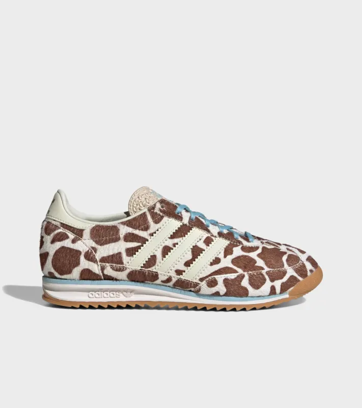 SL 72 OG W "Giraffe" Crystal Linen/Ivory/Icey Blue made by Adidas