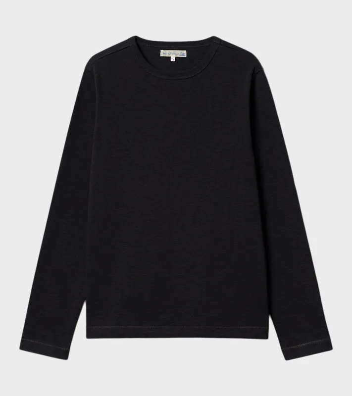 2S18 Loopwheeled Relaxed Fit Heavyweight Longsleeve Charcoal sold by Dr. Adams