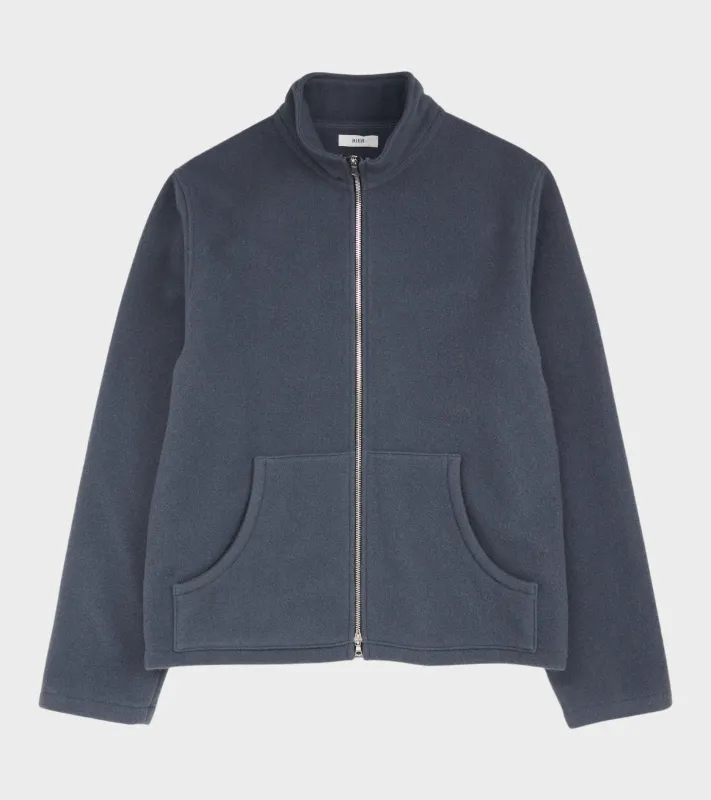 Fleece Full Zip Ardoise made by Rier