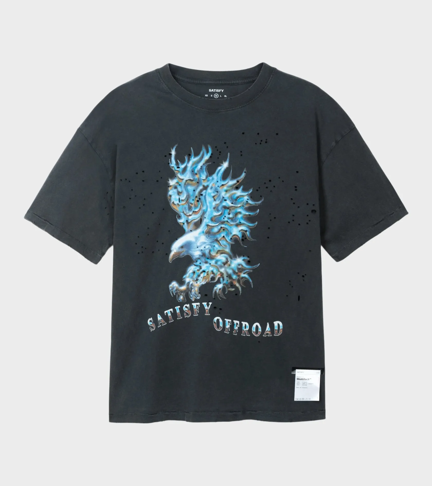 MothTech T-shirt Aged Black sold by Dr. Adams