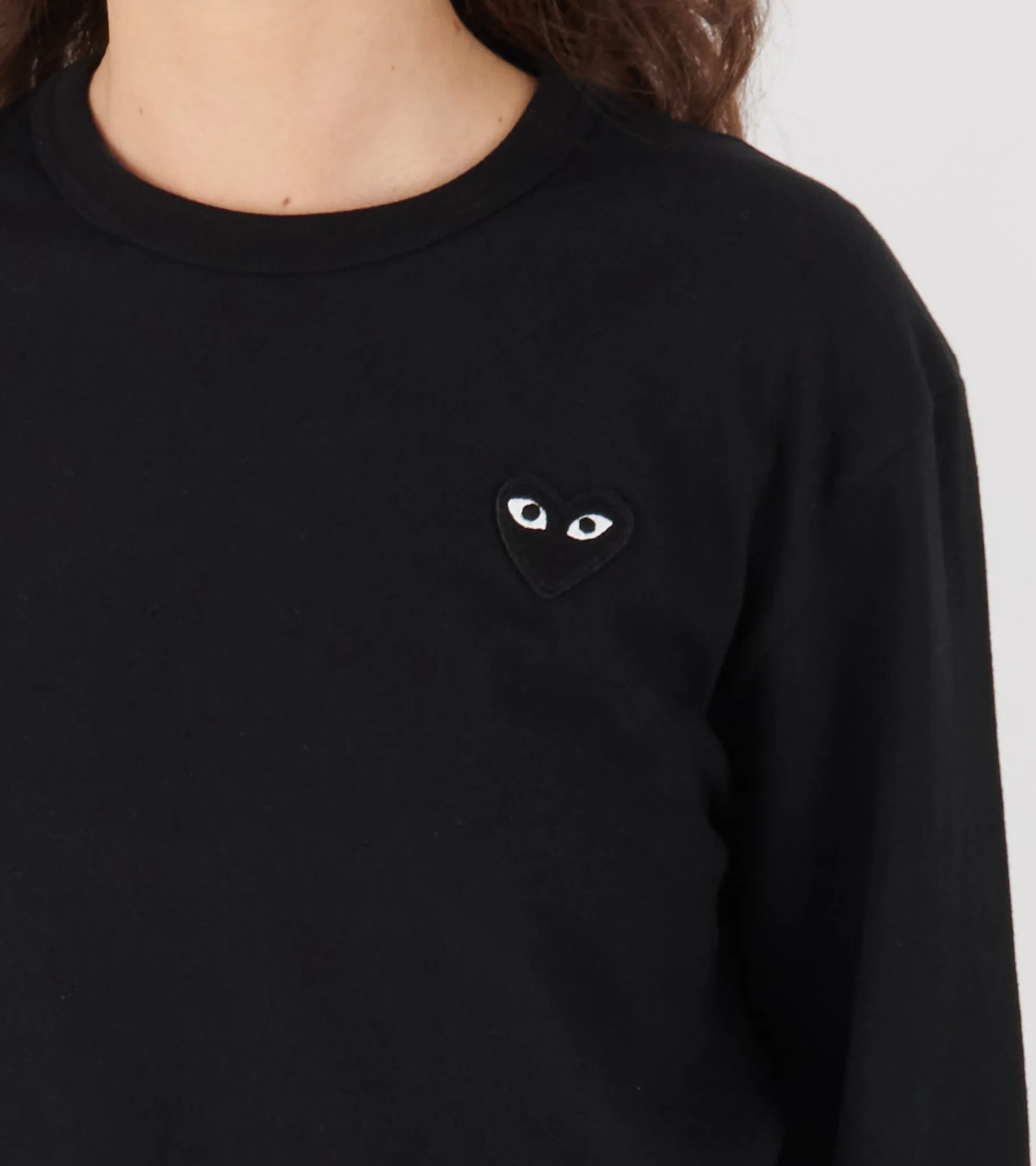 U Black Heart LS T-shirt Black sold by Dr. Adams product image thumbnail 3