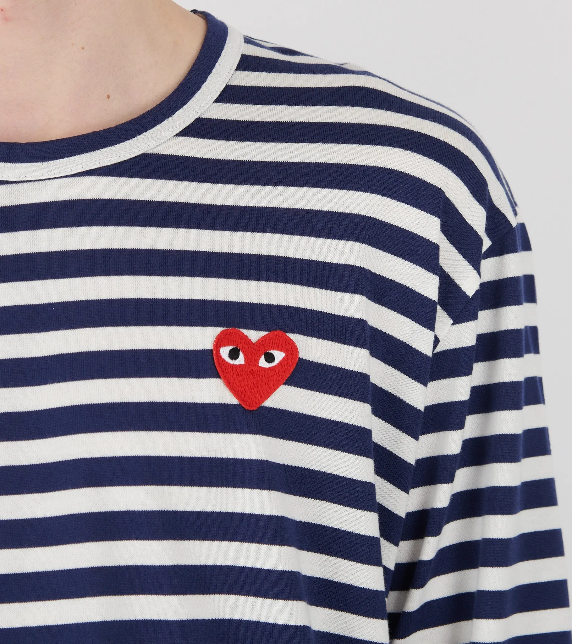 U Striped LS T-shirt Navy sold by Dr. Adams product image thumbnail 4