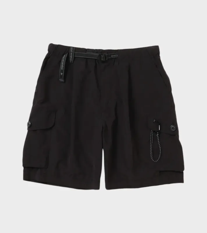 Oversized Cargo Shorts Black sold by Dr. Adams