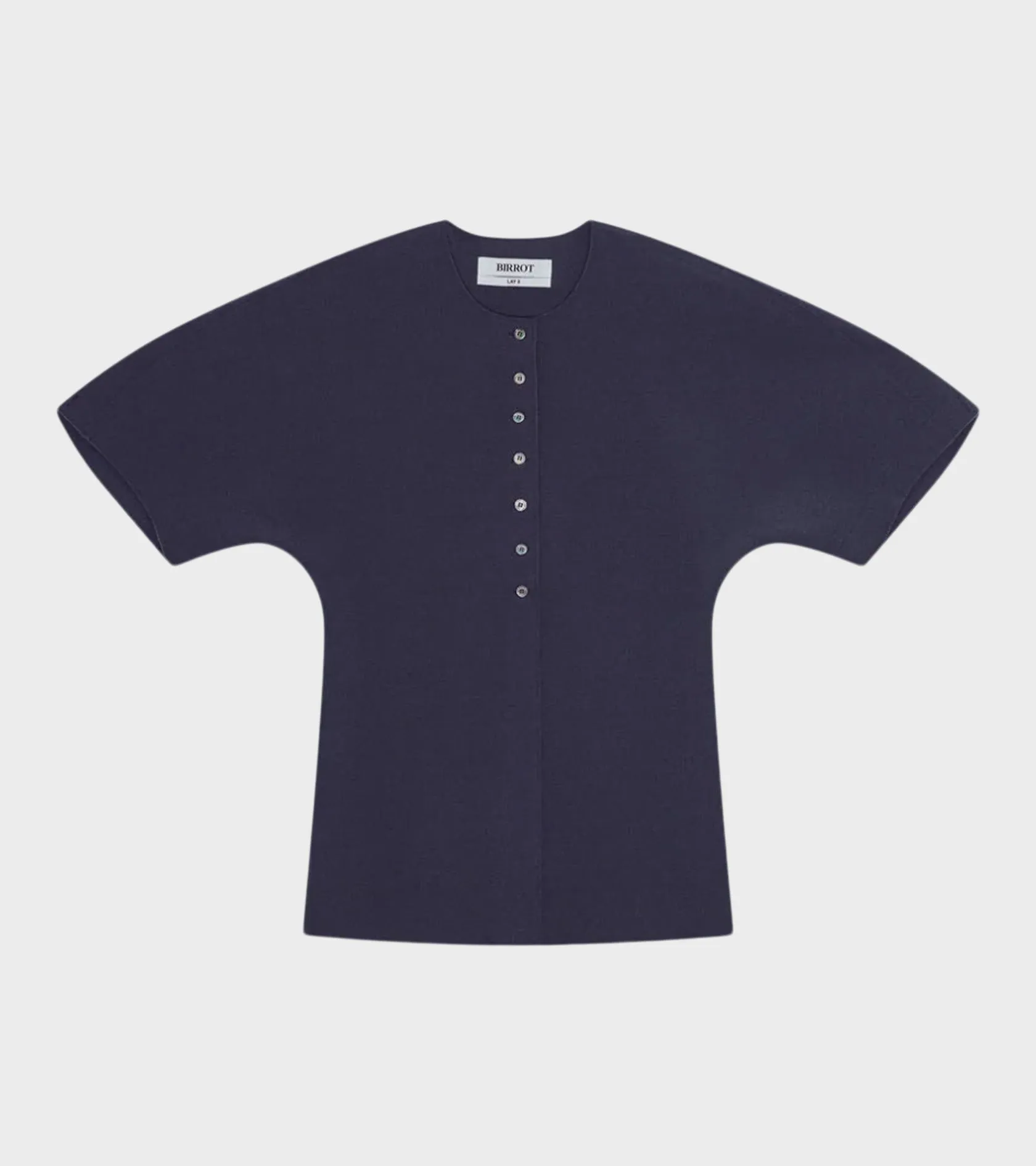 Lay3 Half-sleeve Blouse Mood Indigo sold by Dr. Adams