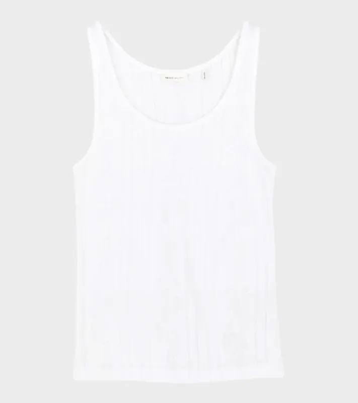 Anna Top Optic White made by Skall Studio