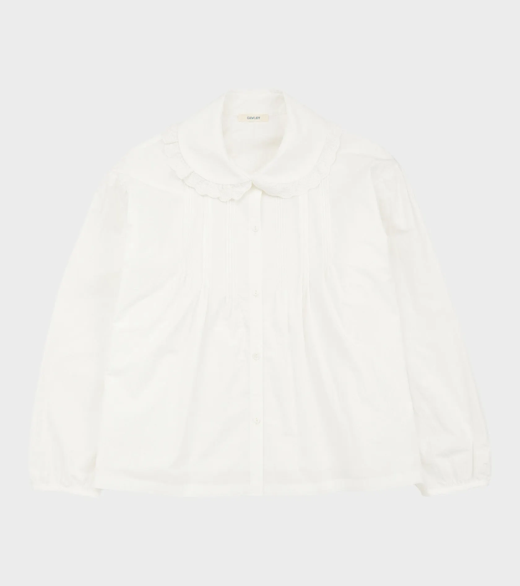 Japanese Cotton Poplin Jessie Shirt White sold by Dr. Adams