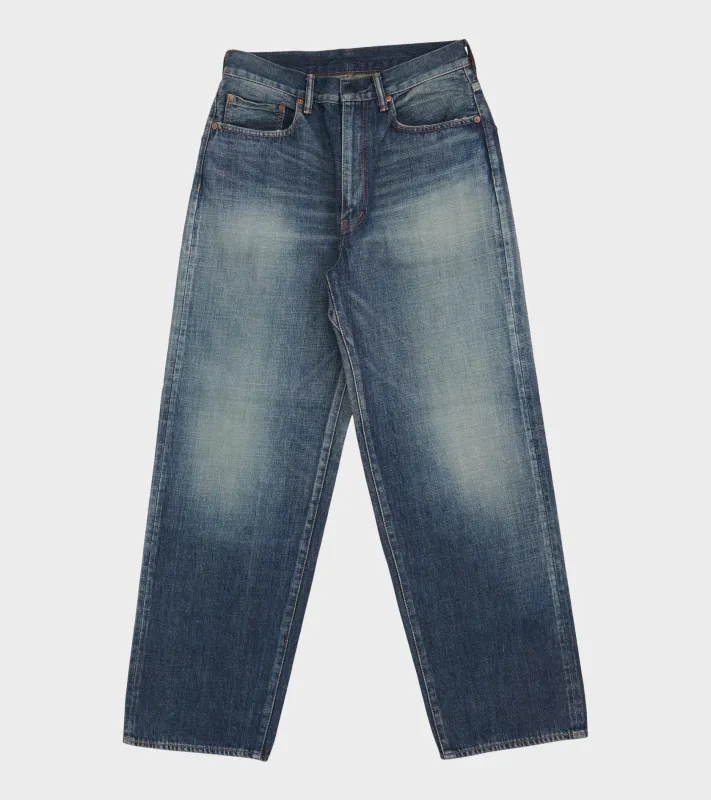 Selvedge Denim Pants Vintage Indigo made by Nanamica