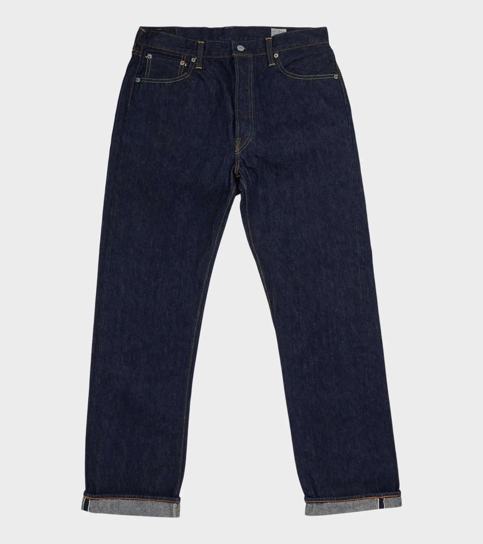 105 Standard Selvedge Denim Jeans Dark Blue sold by Dr. Adams