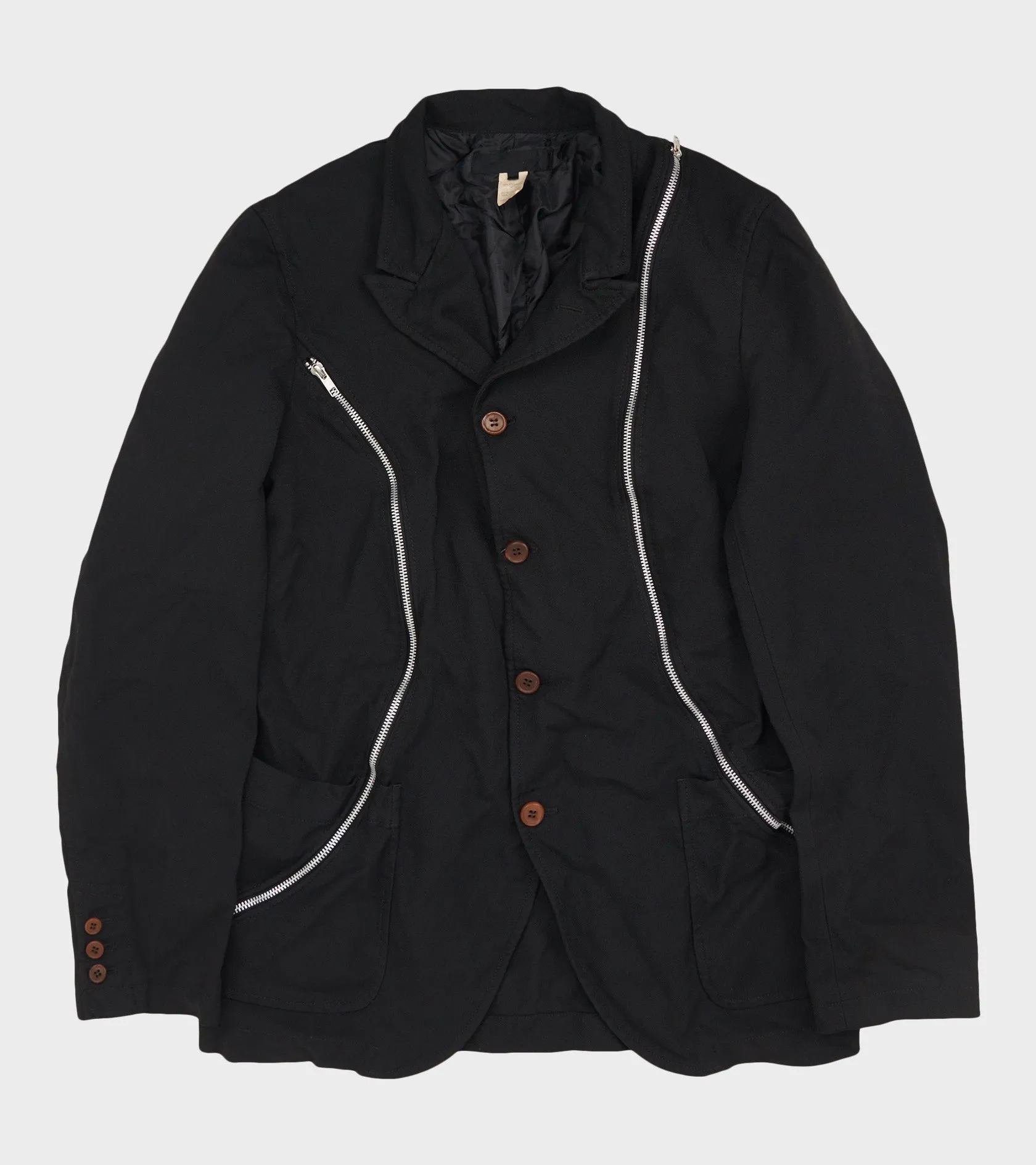 Zipper Blazer Black sold by Dr. Adams